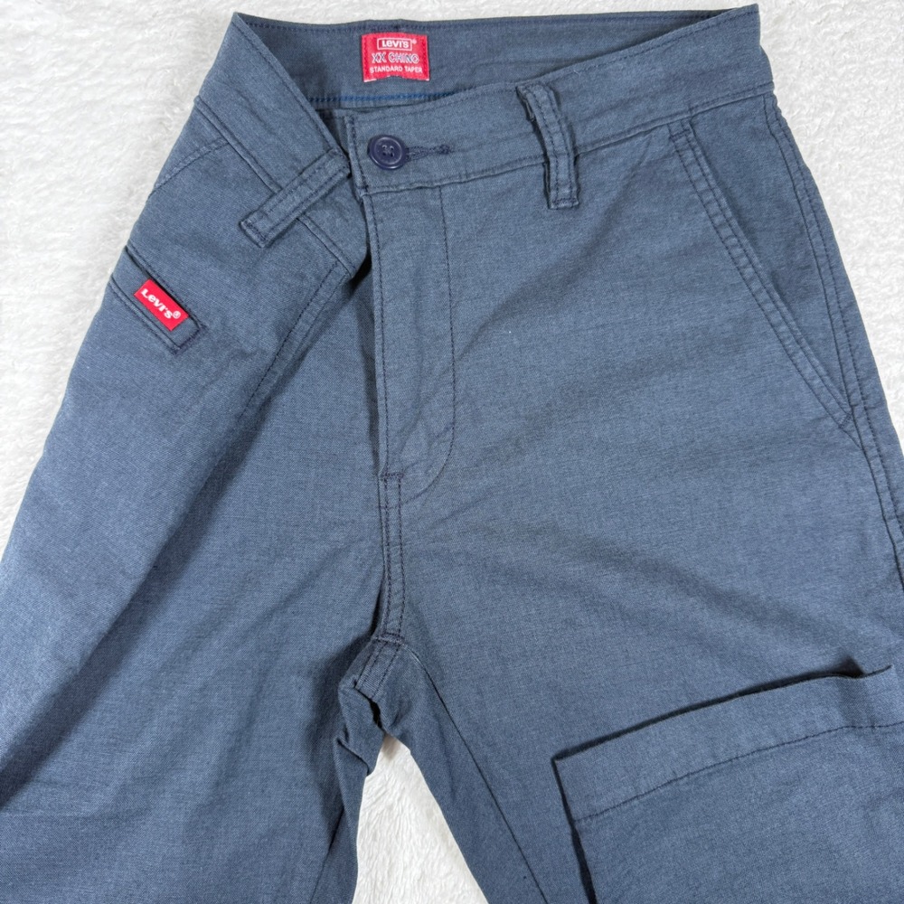 NEW Levis XX Chino Standard Taper Mens 28/30 Blue Stretch Pants 85226-0219